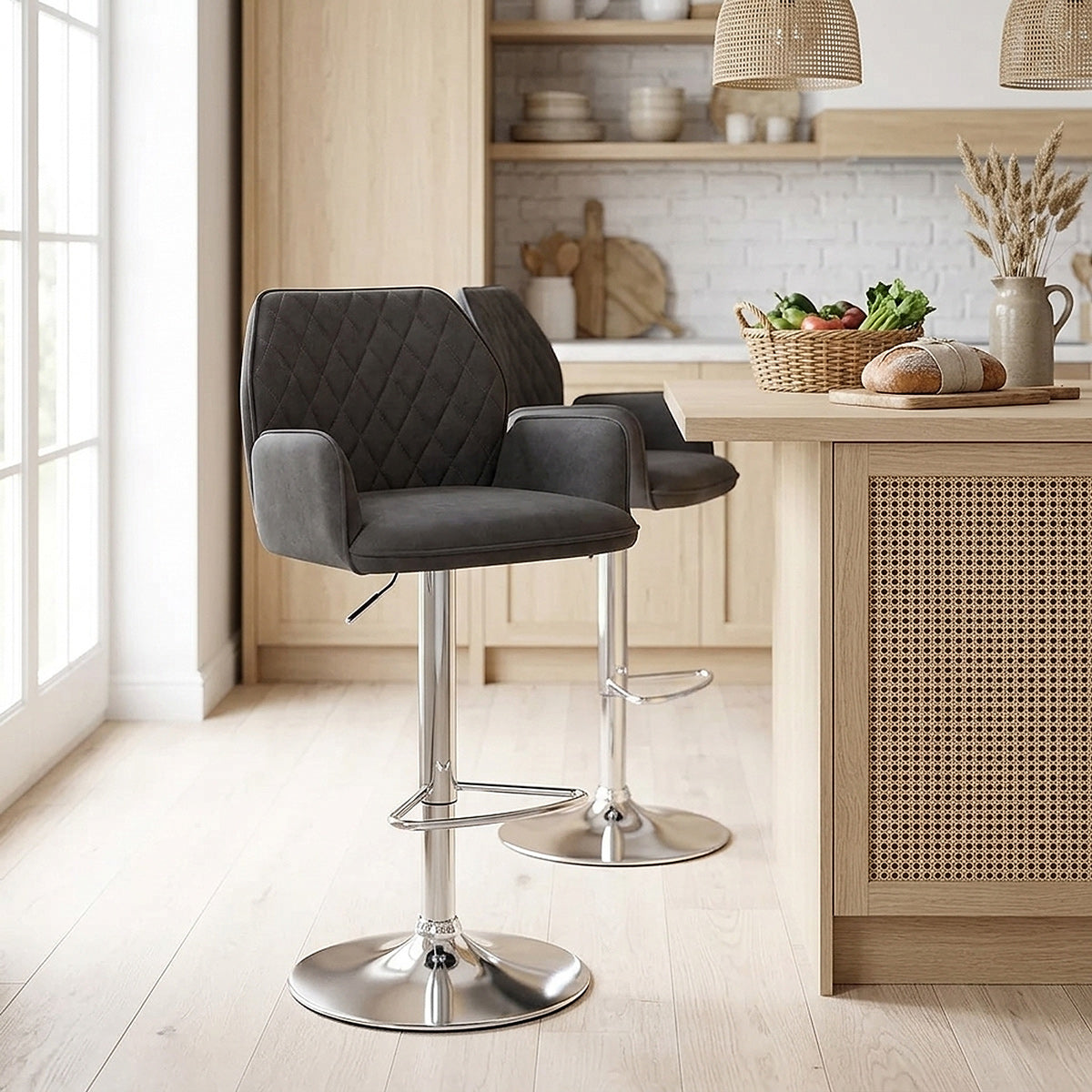 Harvard Bar Stool Charcoal