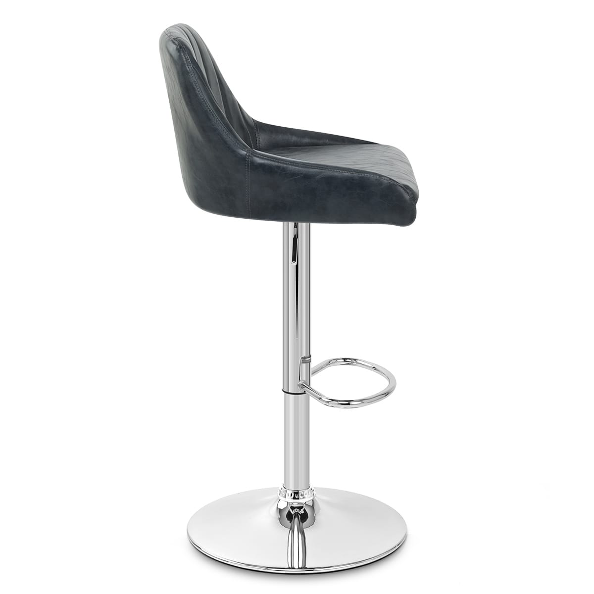 Hobart Bar Stool Antique Midnight Blue