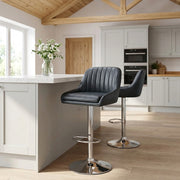 Hobart Bar Stool Antique Midnight Blue