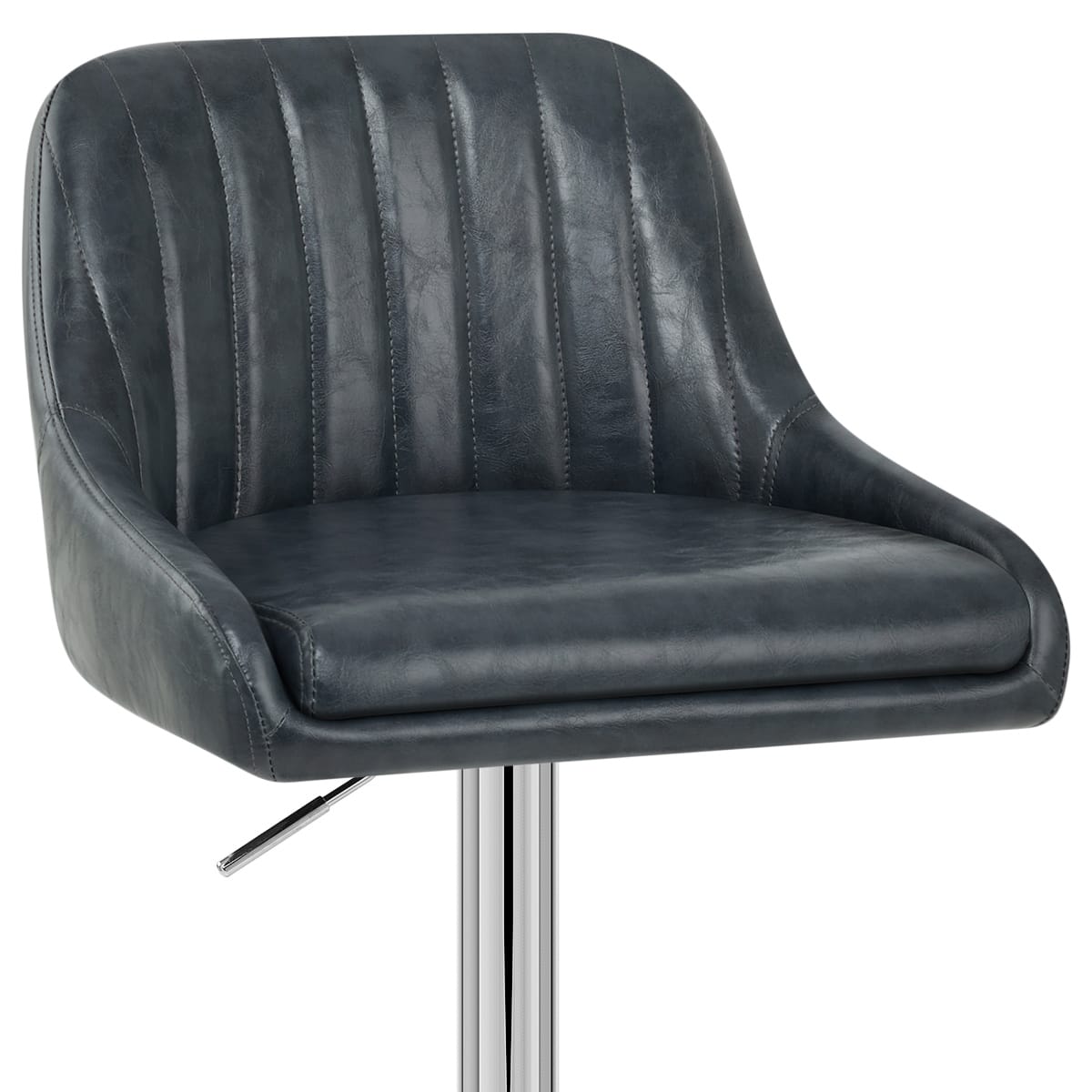 Hobart Bar Stool Antique Midnight Blue