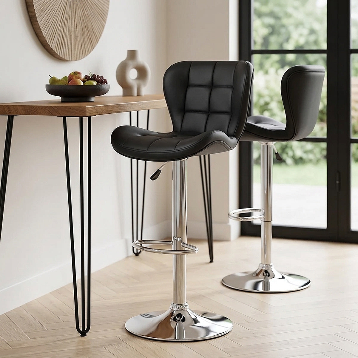Houston Bar Stool Black