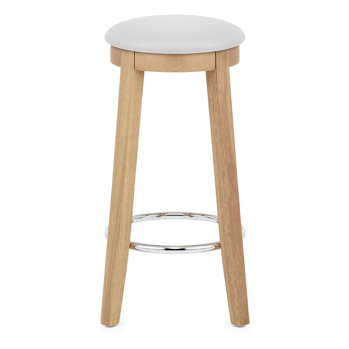Ikon Kitchen Stool Oak & White