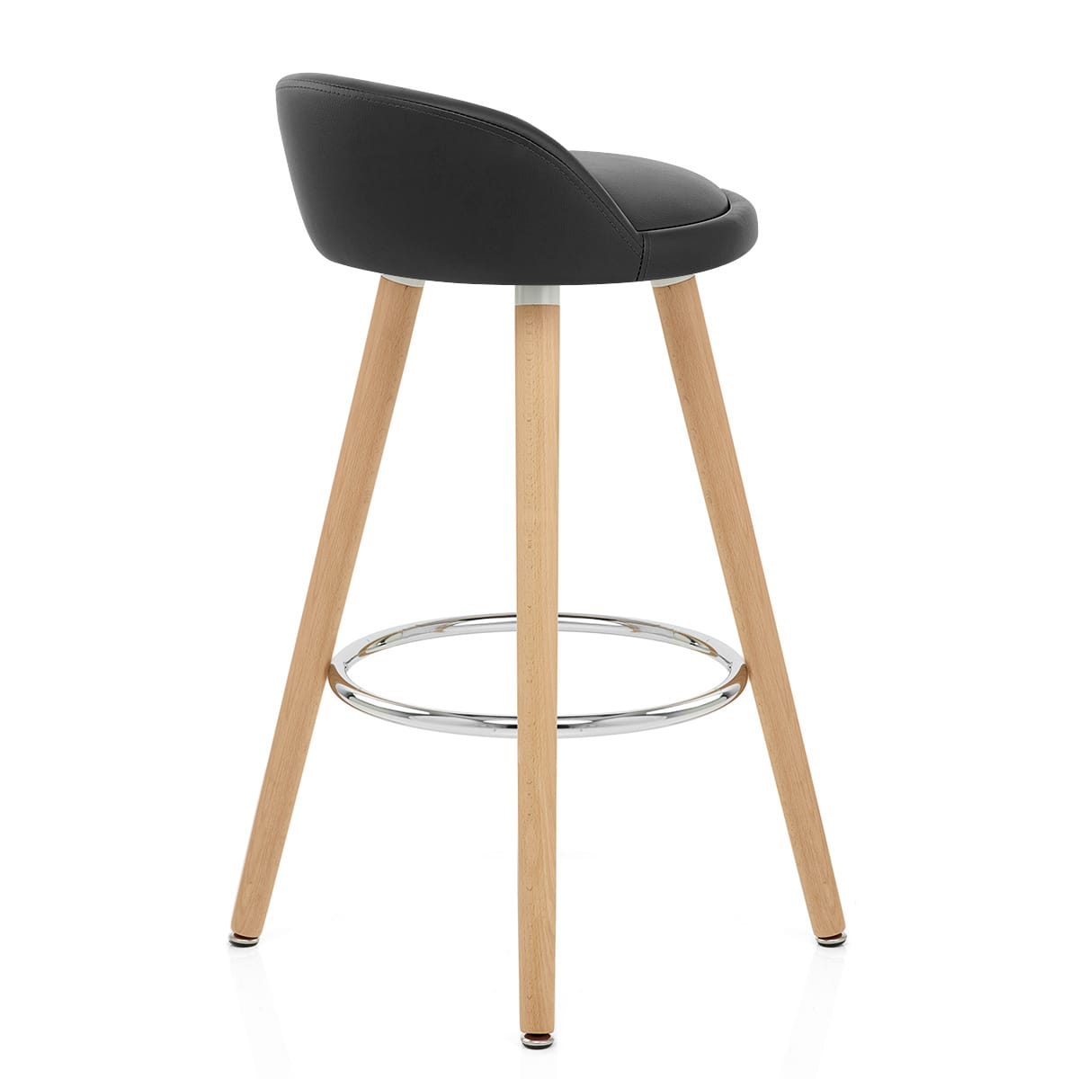 Jive Wooden Stool Black
