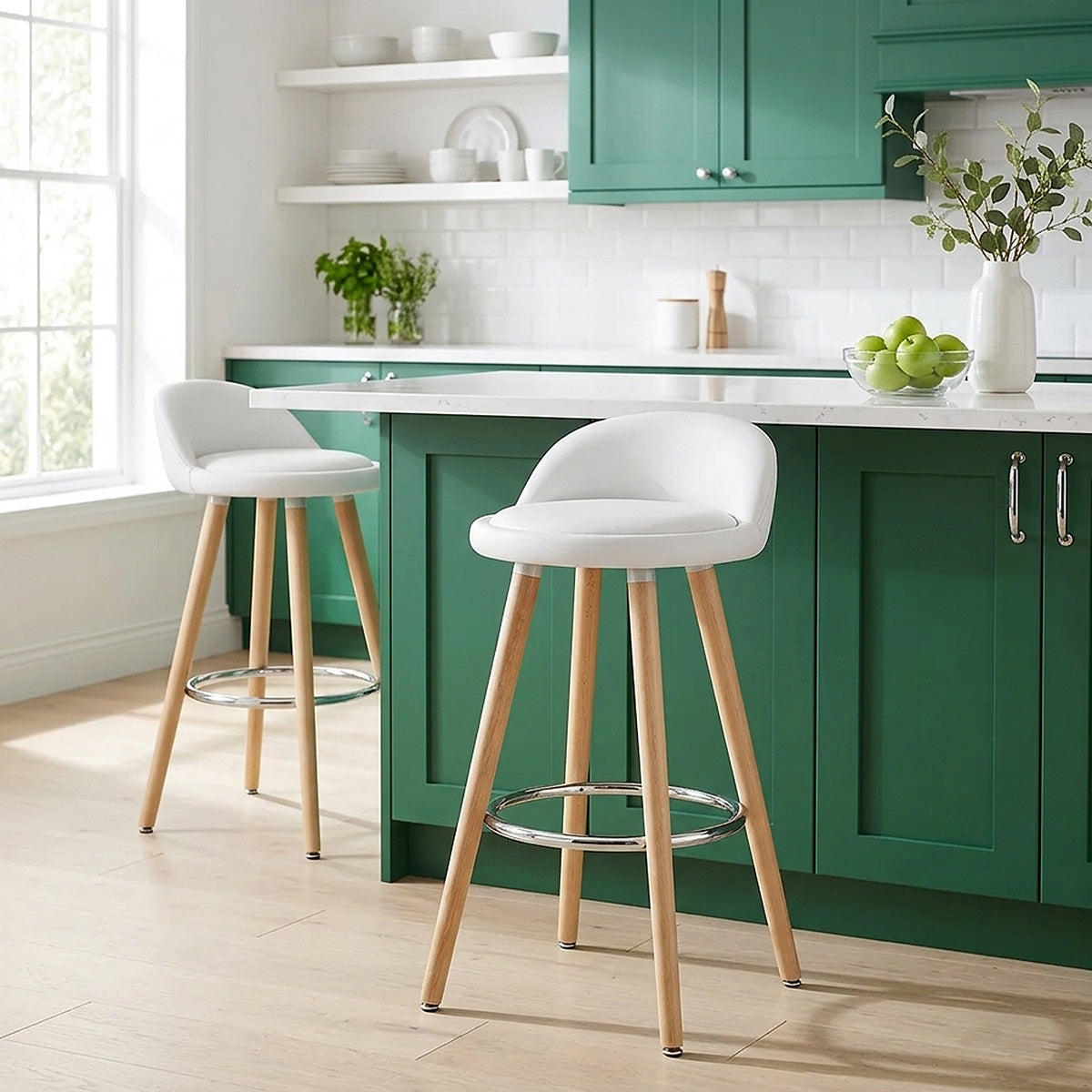 Jive Wooden Stool White