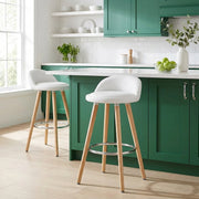 Jive Wooden Stool White