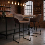Kanto Bar Stool Brown