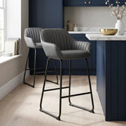 Kanto Bar Stool Charcoal
