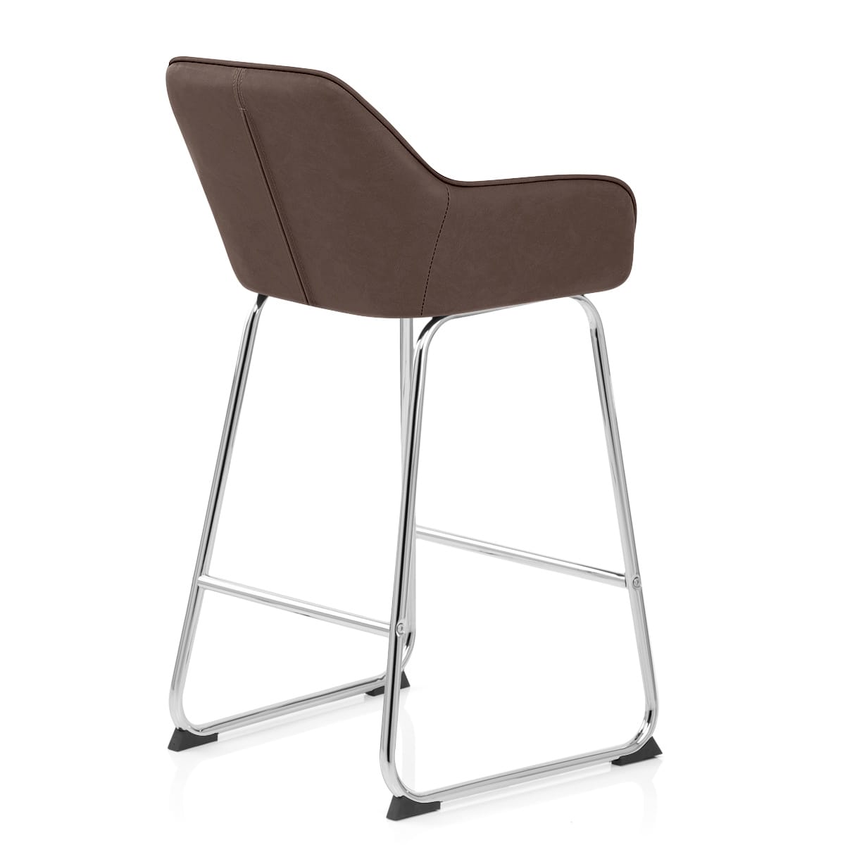 Kanto Chrome Stool Brown