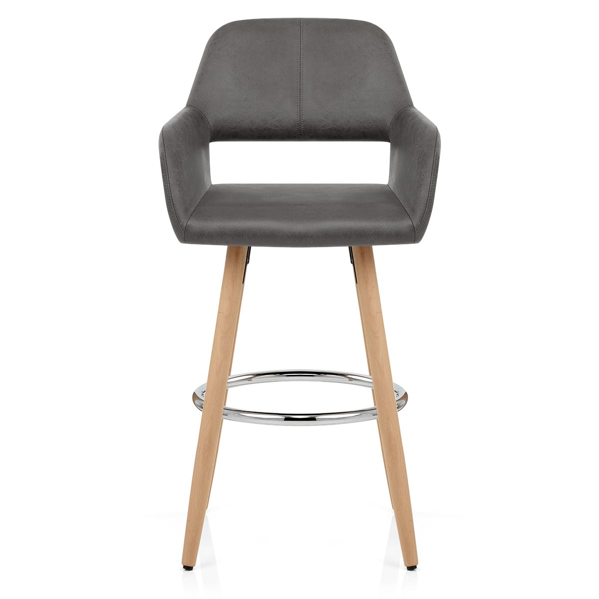 Kite Wooden Stool Grey