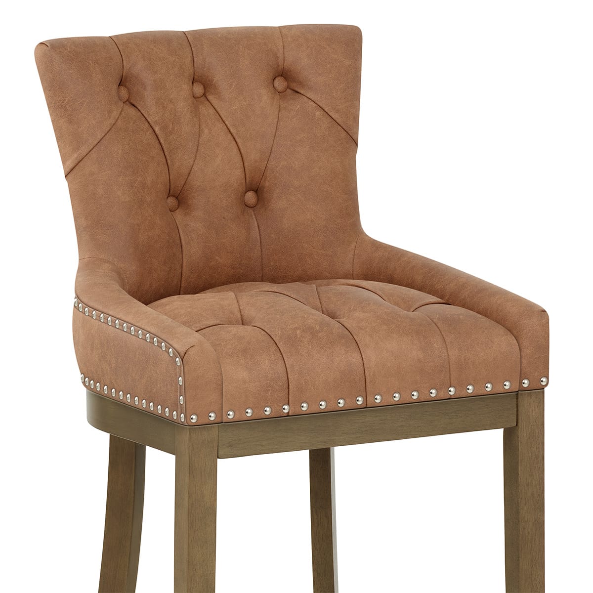 Knightsbridge Oak Stool Tan