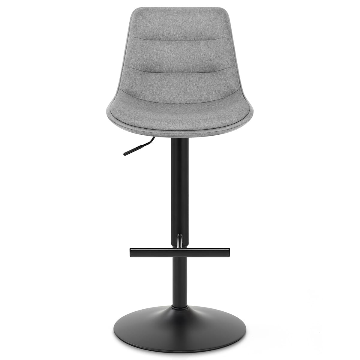 Lattice Stool Grey Fabric