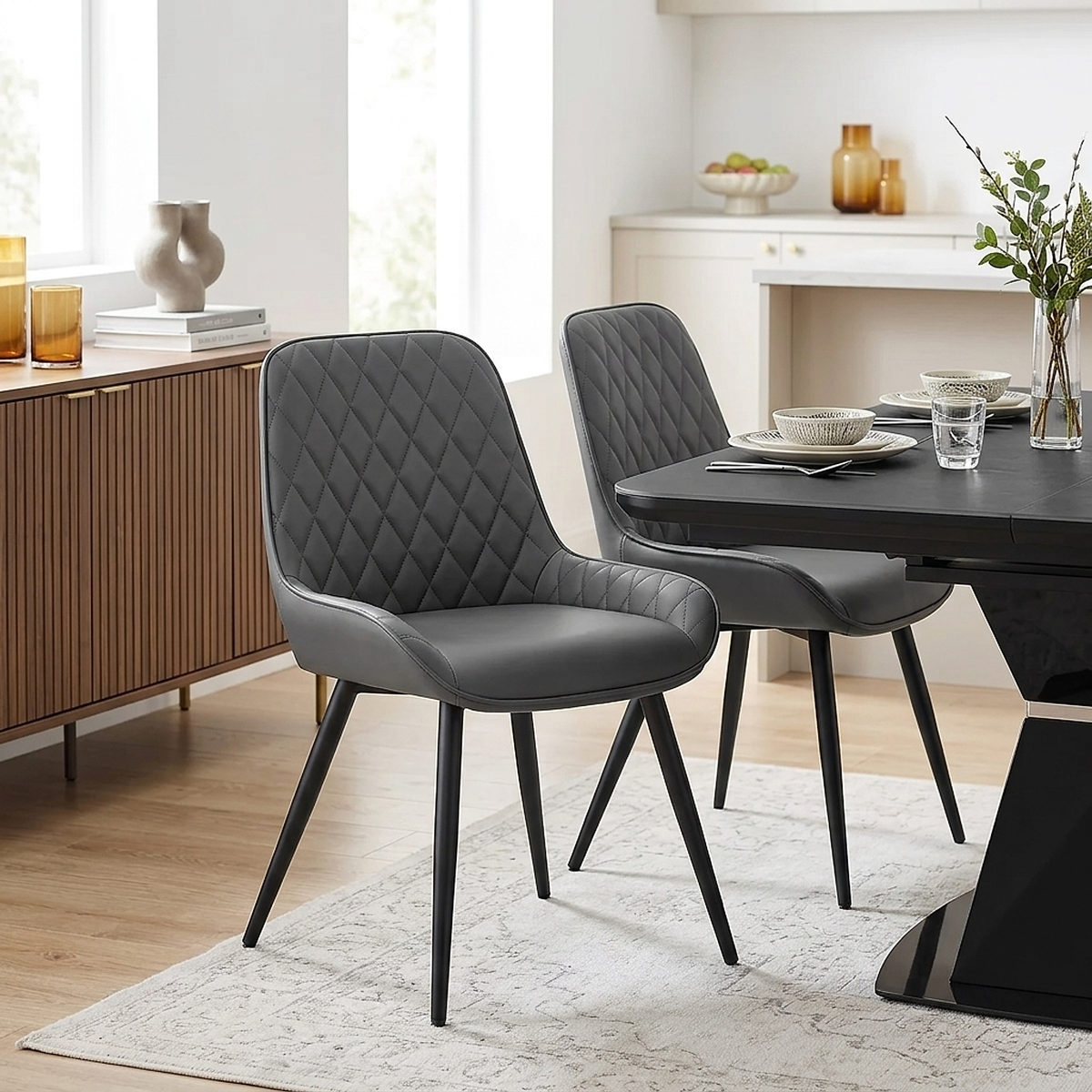 Lincoln Dining Chair Grey
