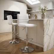Linear Bar Stool White