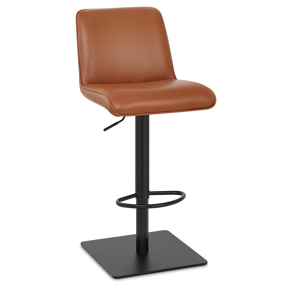Lola Real Leather Bar Stool Tan