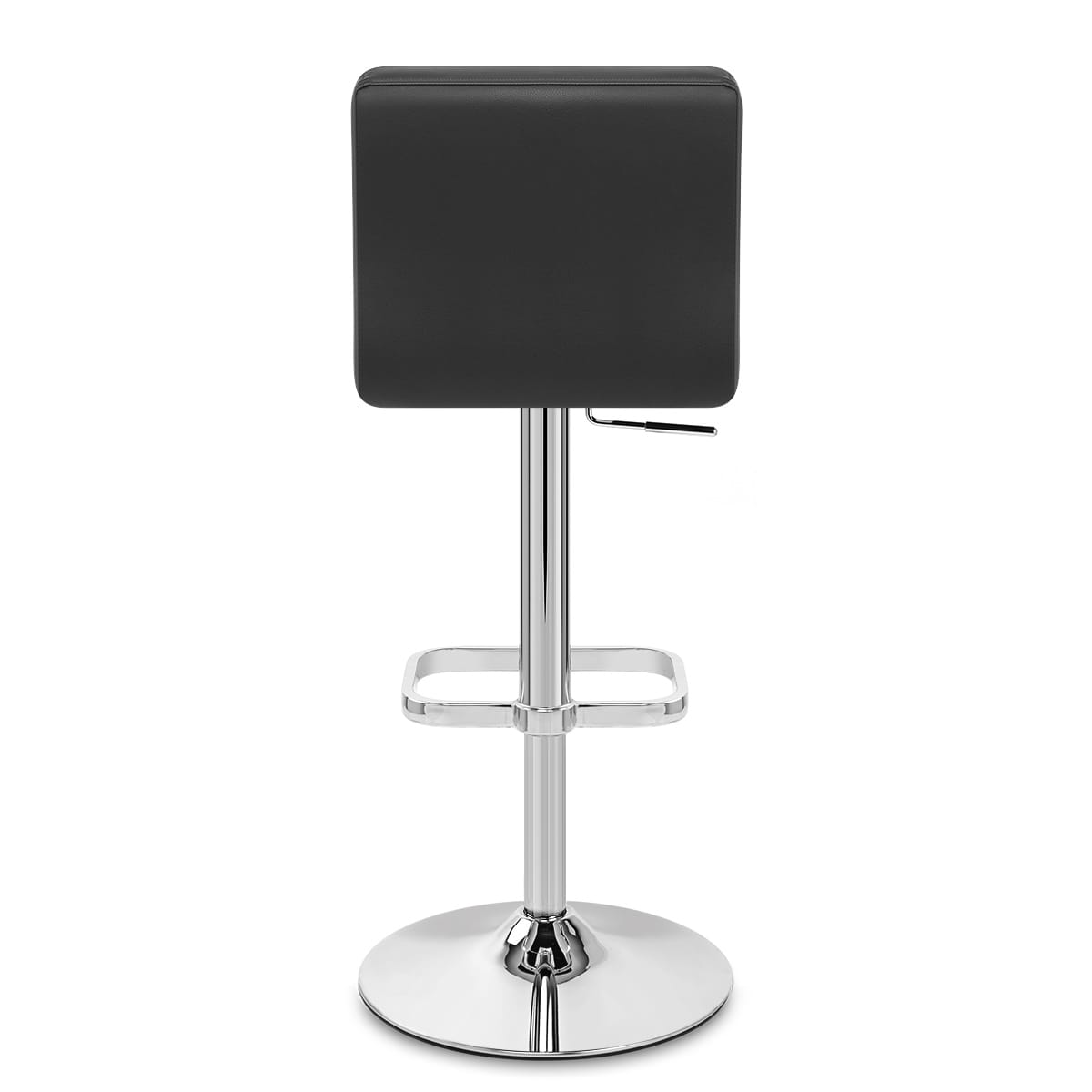 Lush Chrome Stool Black
