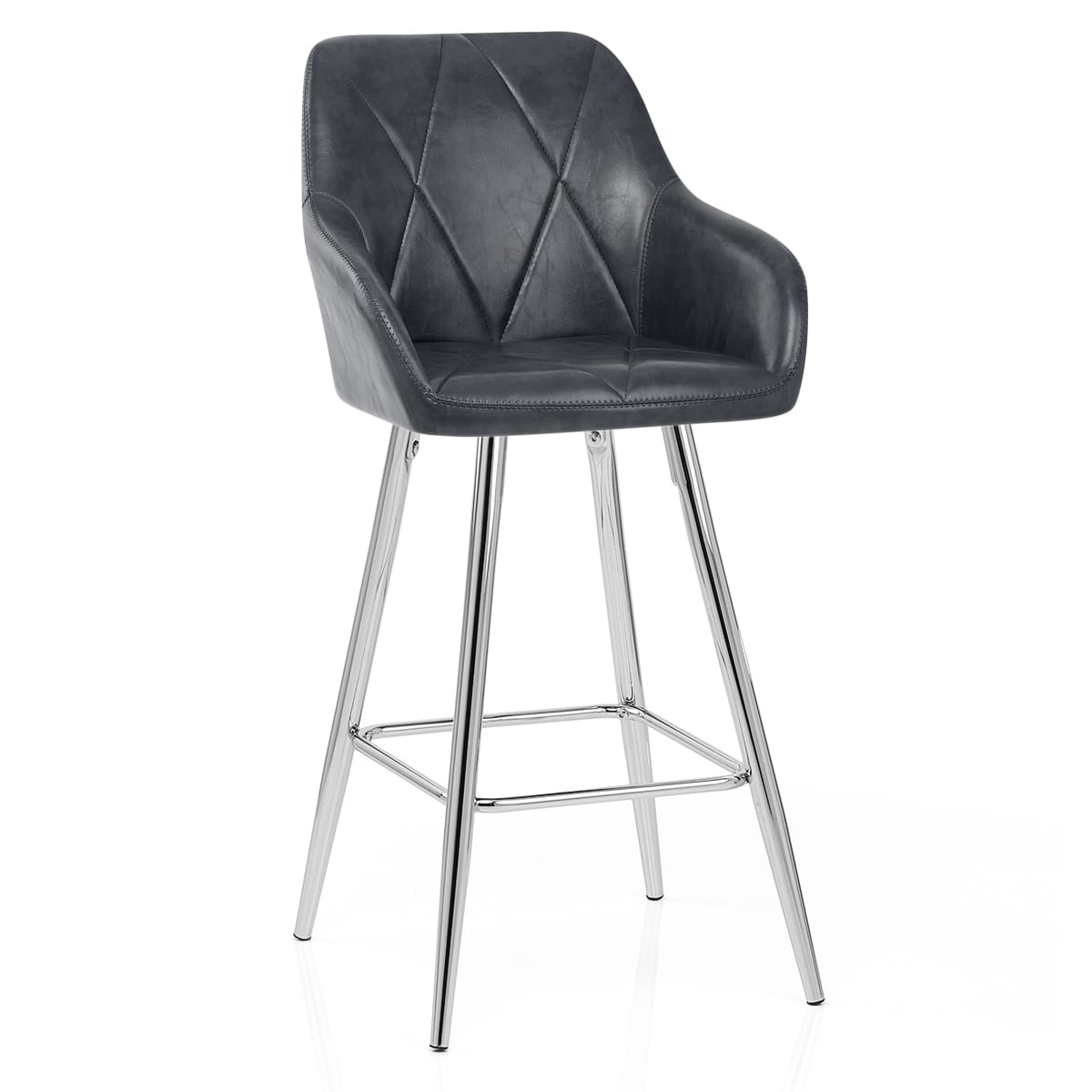 Mason Bar Stool Antique Midnight Blue
