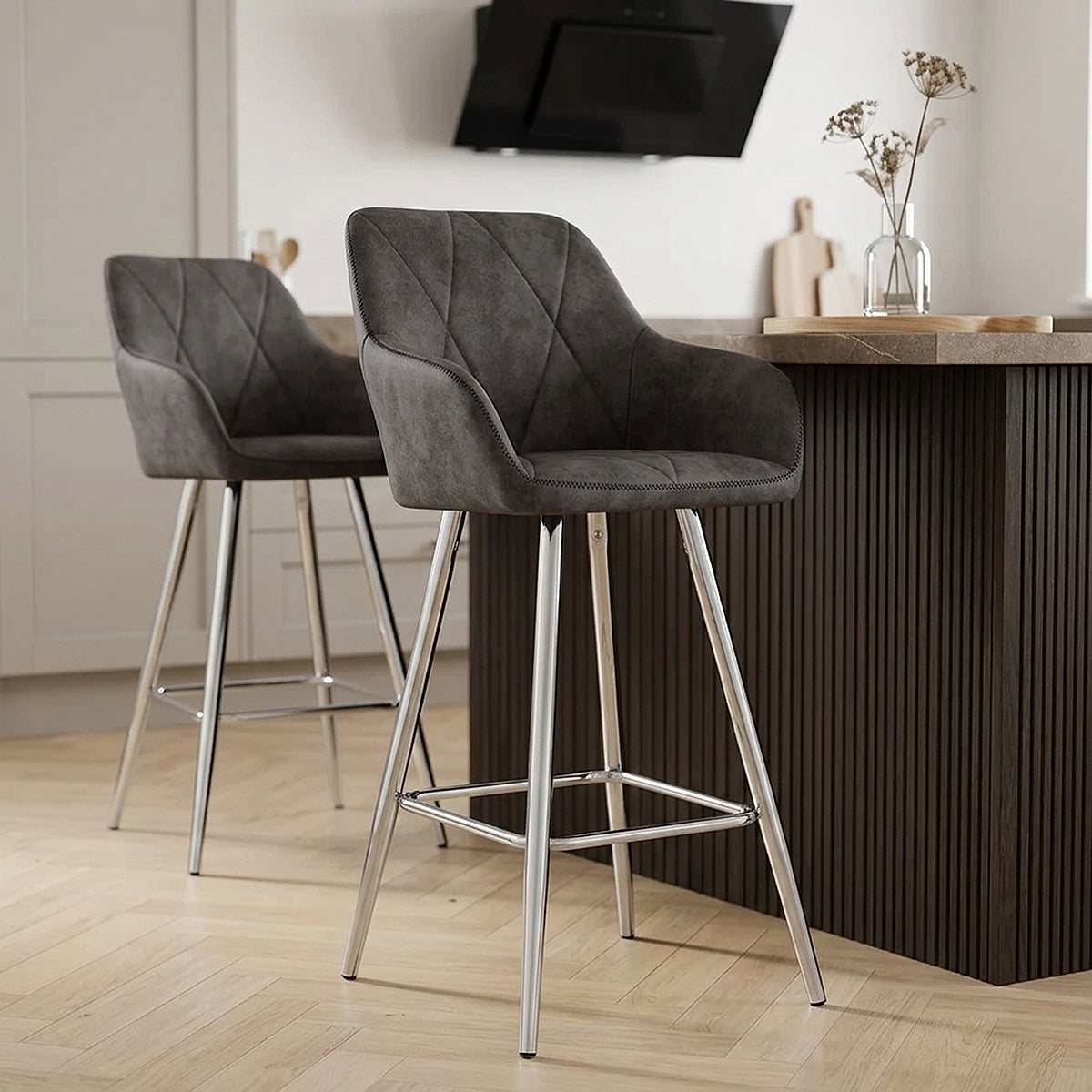 Mason Bar Stool Charcoal