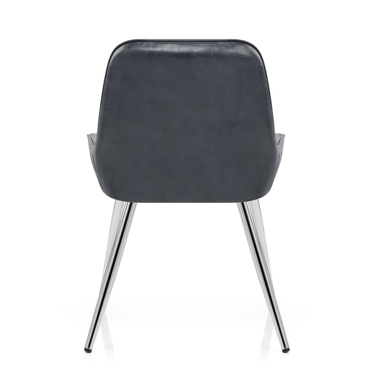 Mustang Chrome Chair Antique Midnight Blue