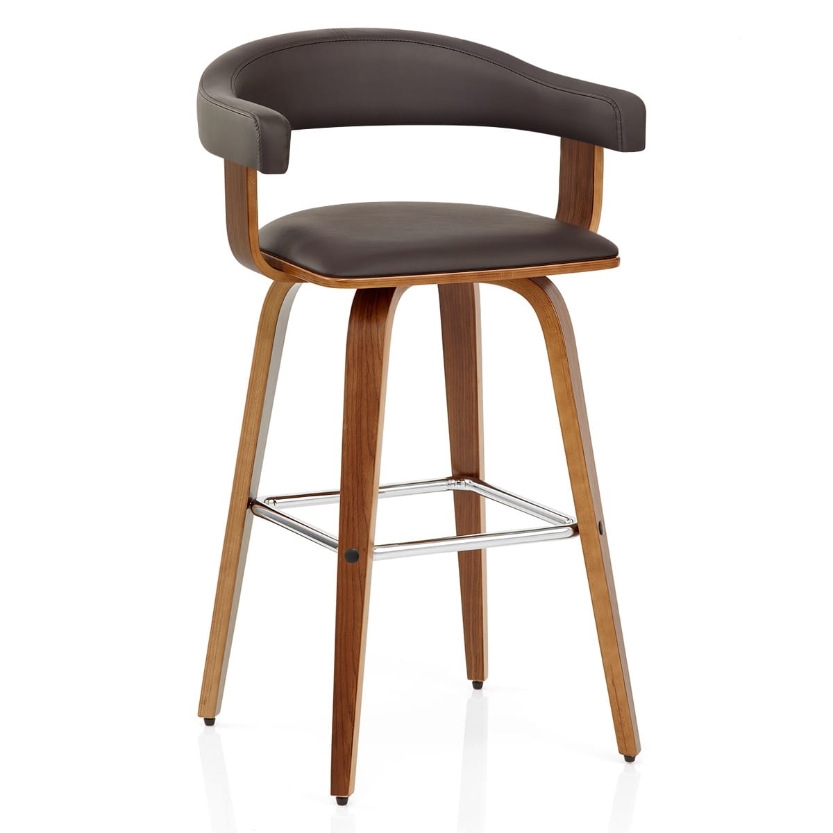 Ontario Walnut Bar Stool Brown