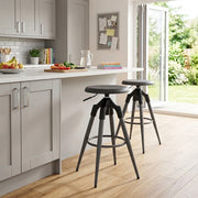 Onyx Bar Stool Gunmetal