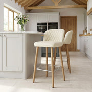 Pacific Wooden Stool Cream