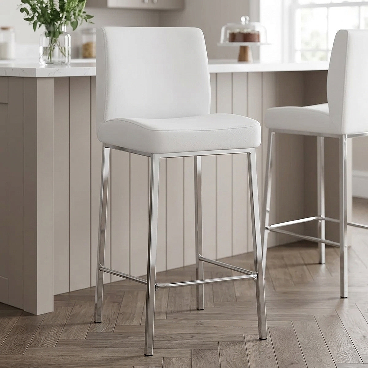 Pacino Stool White