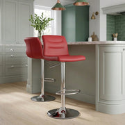 Paradis Bar Stool Red
