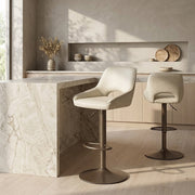 Paris Bar Stool Antique Cream