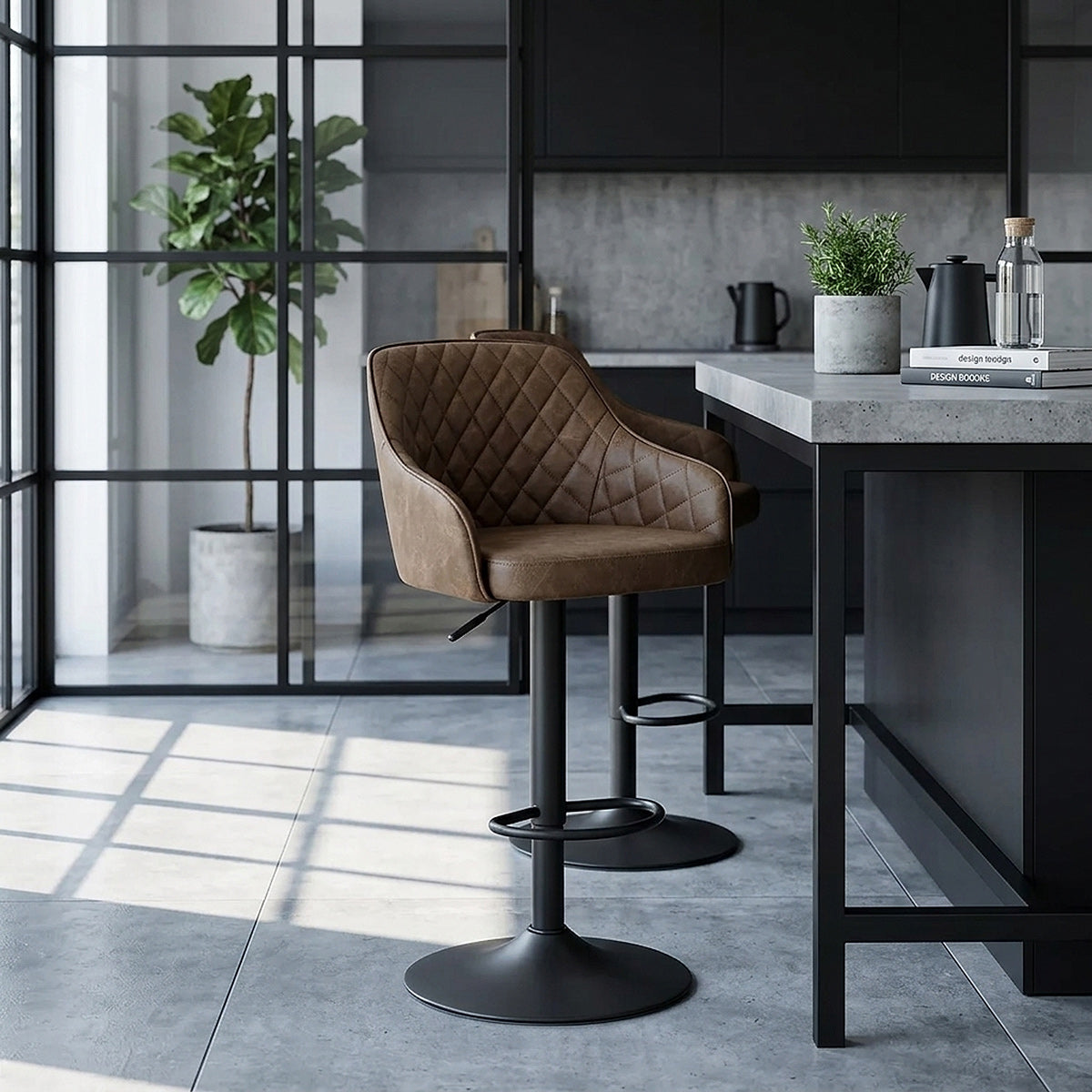 Perth Bar Stool Brown