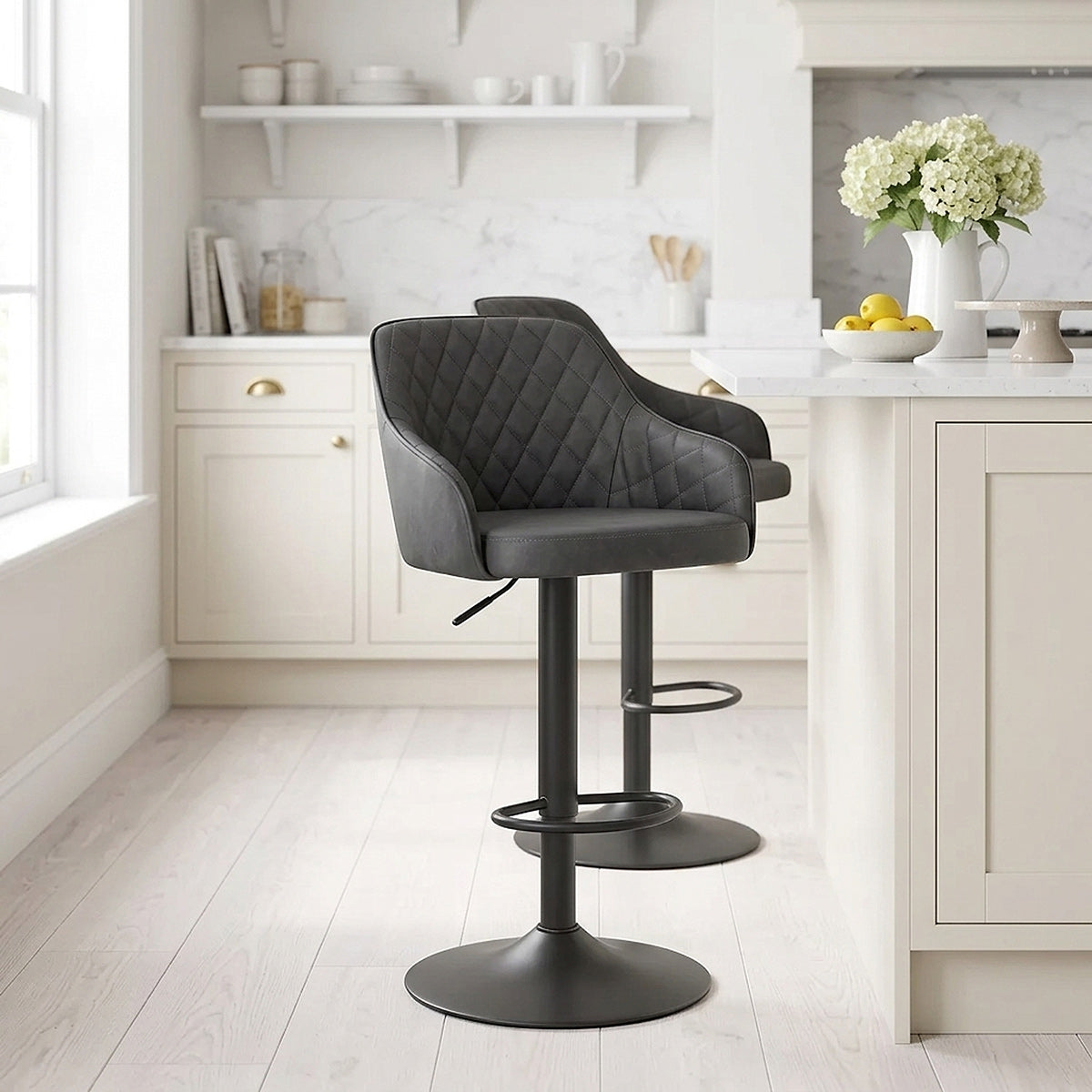 Perth Bar Stool Charcoal