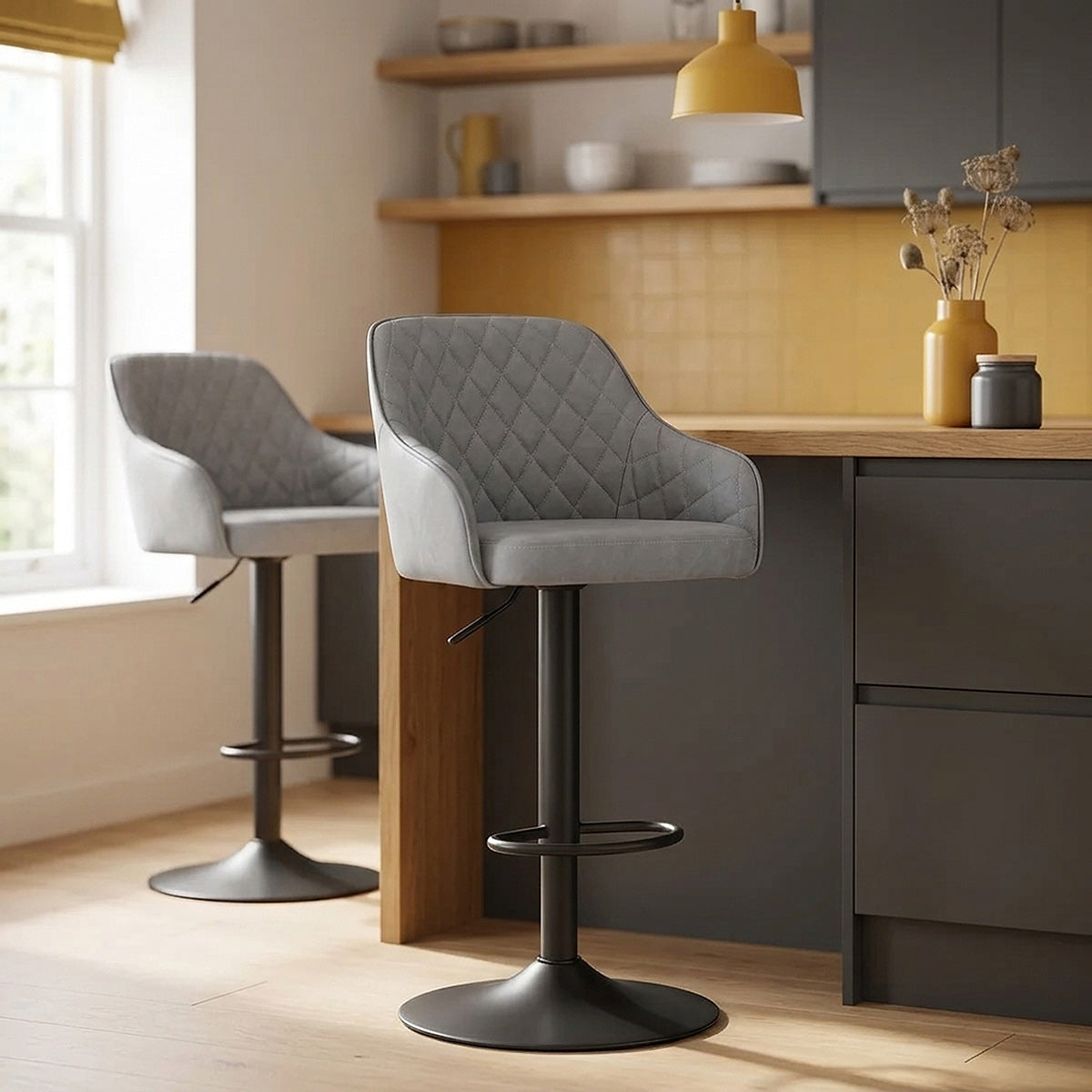Perth Bar Stool Grey