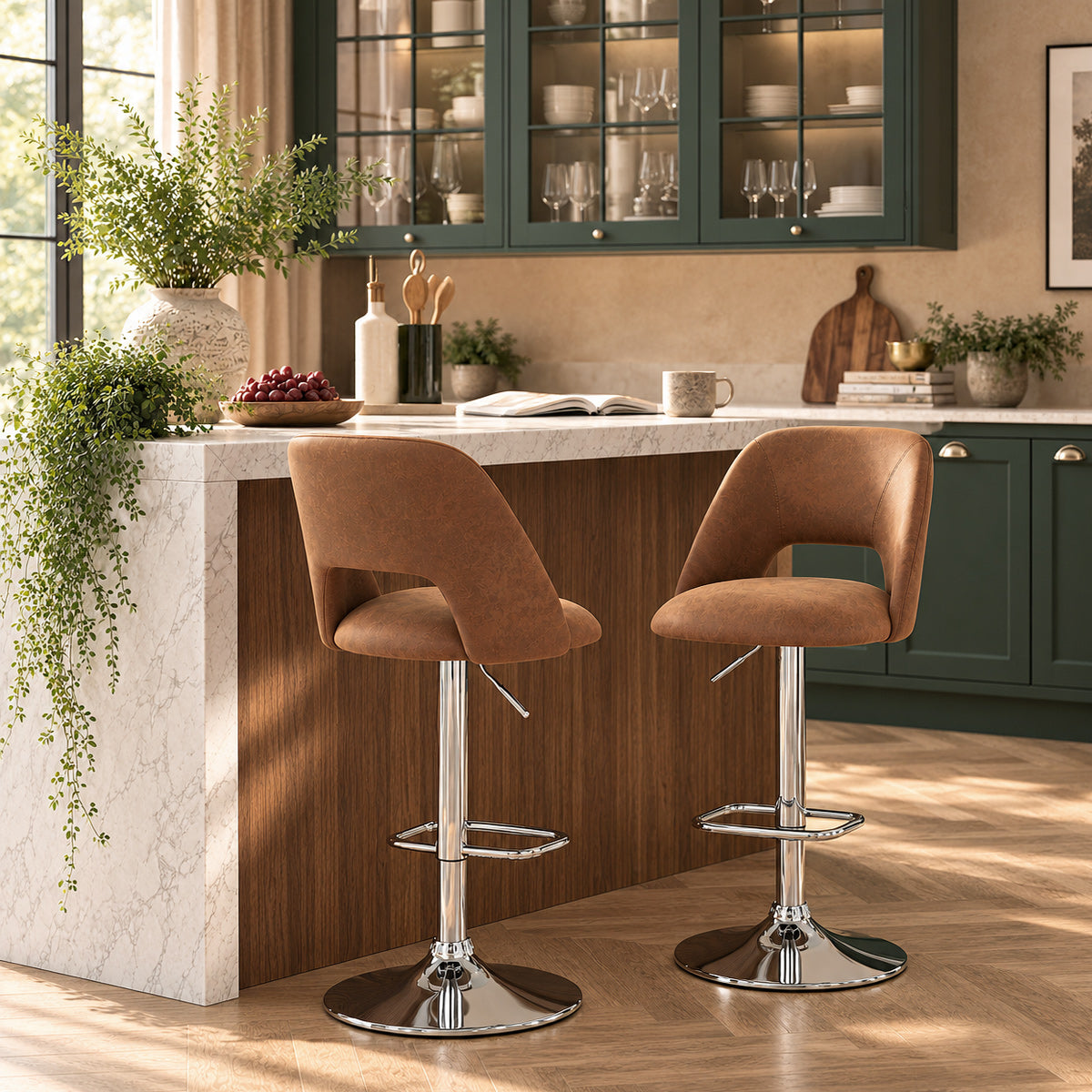 Phoenix Bar Stool Tan