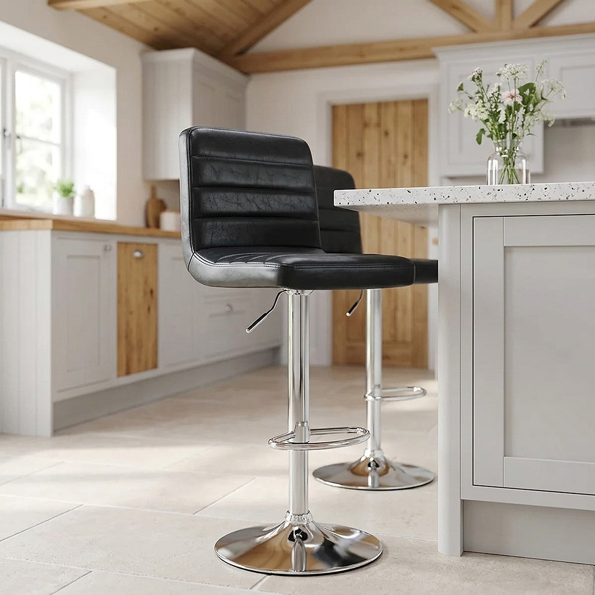 Prime Bar Stool Antique Midnight Blue
