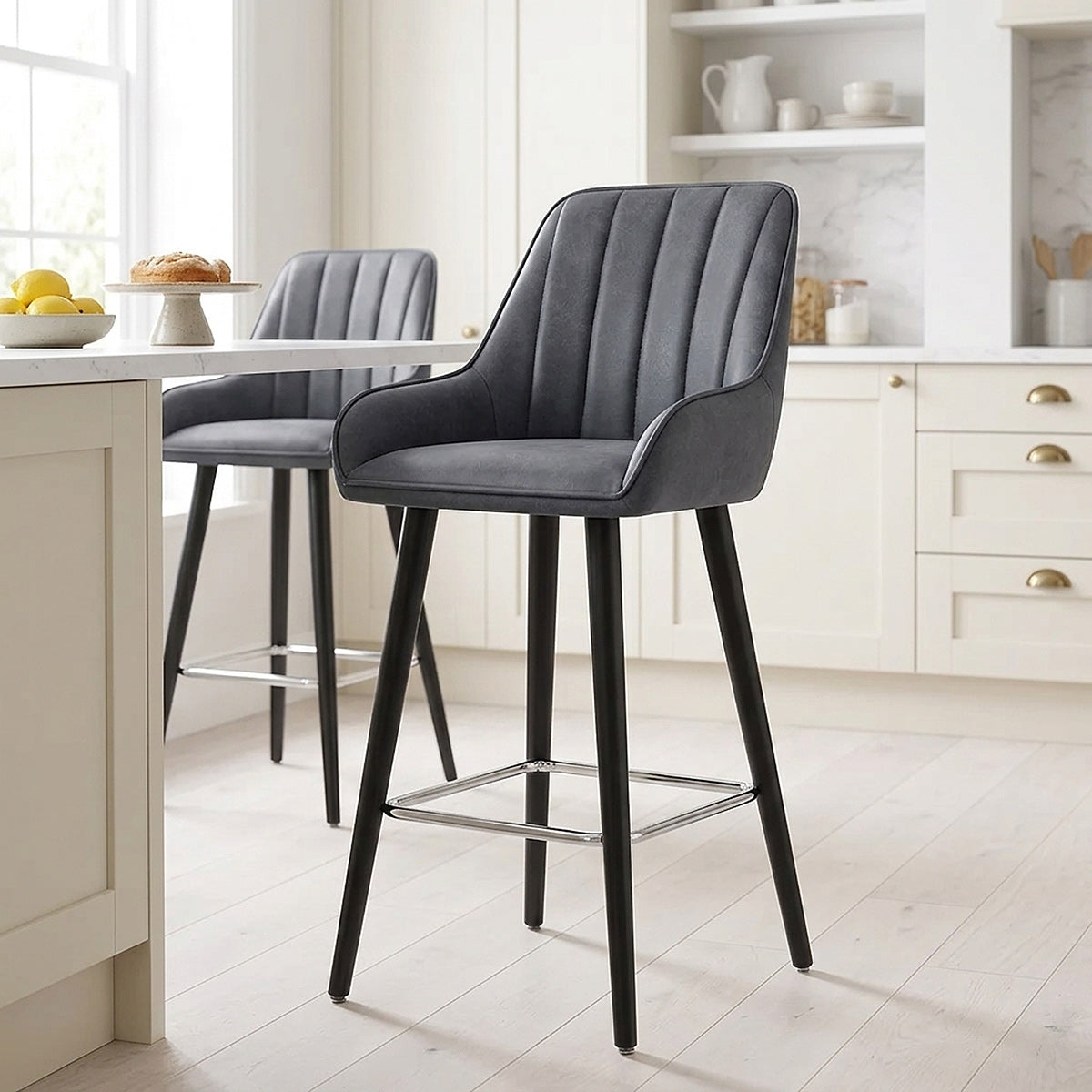 Rosa Bar Stool Blue