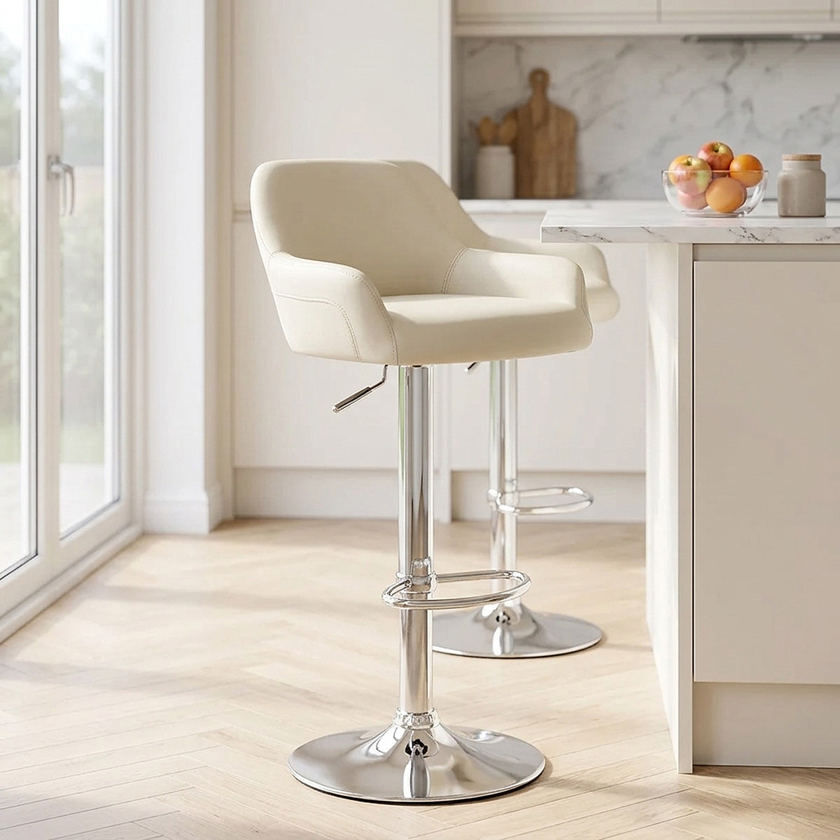 Sassi Bar Stool Cream
