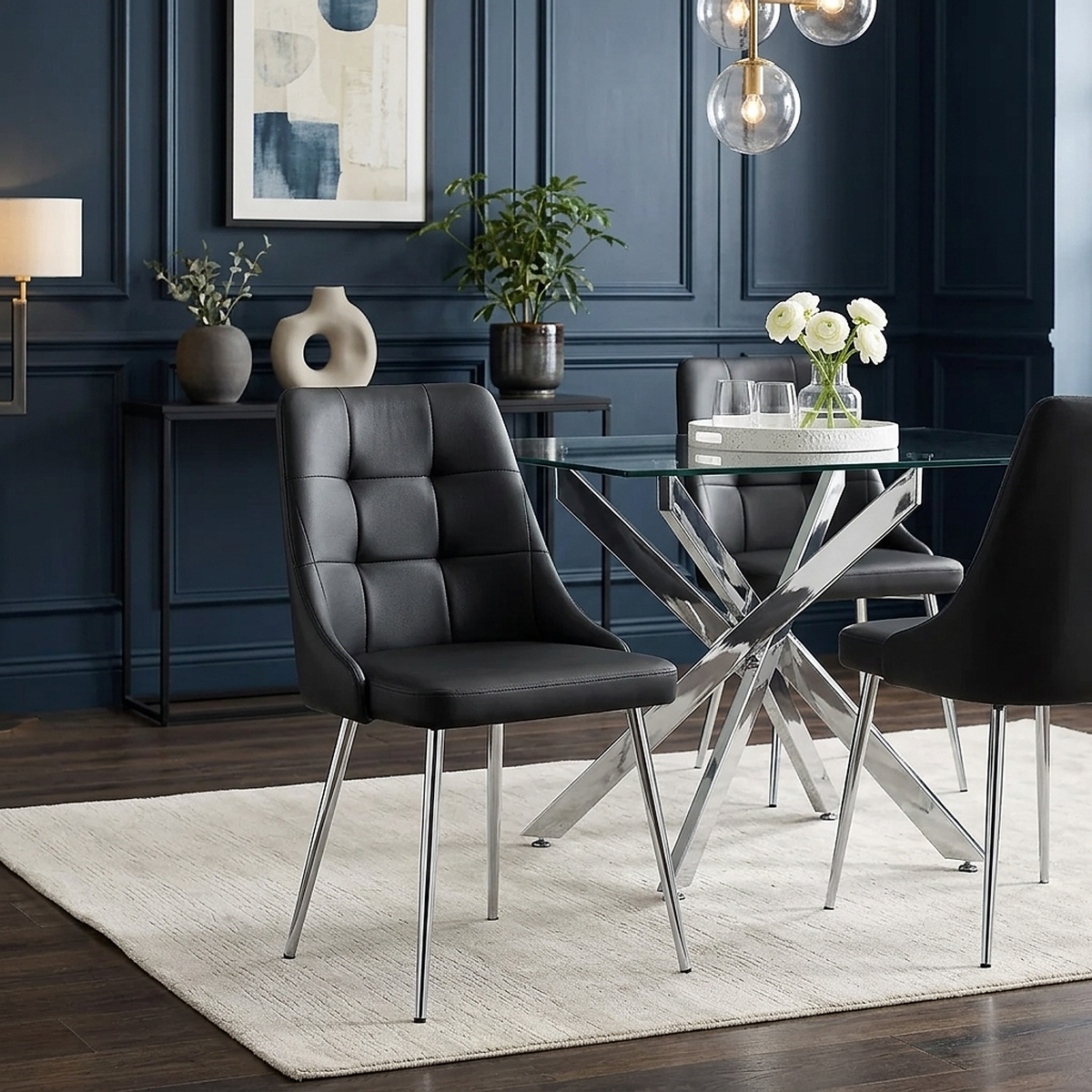 Shanghai Dining Chair Black
