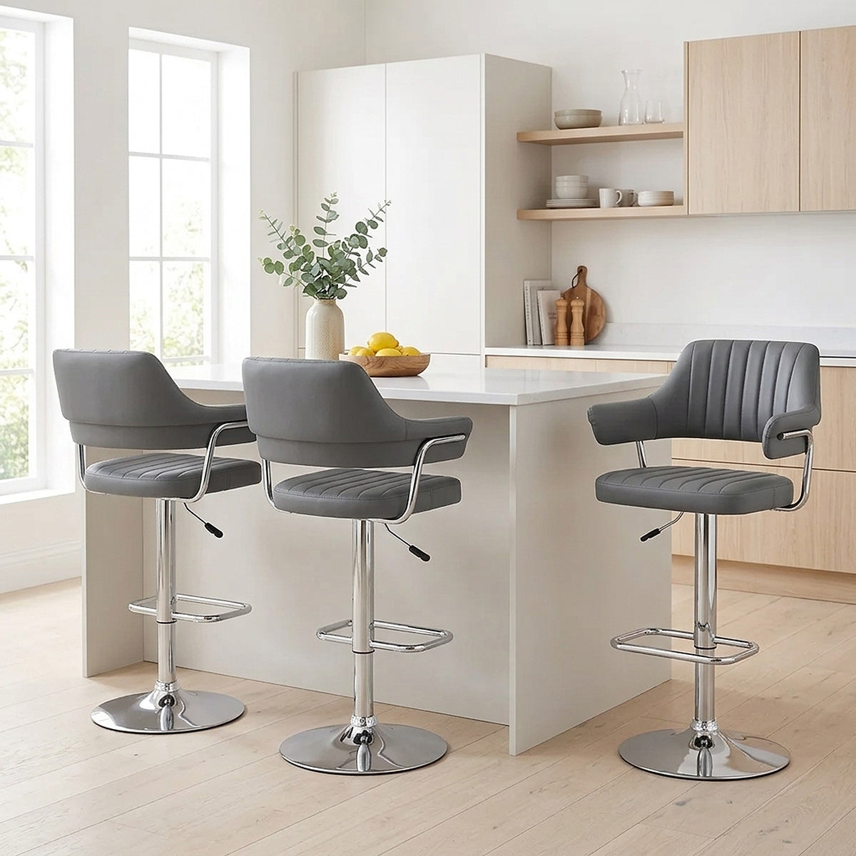 Skyline Bar Chair Grey
