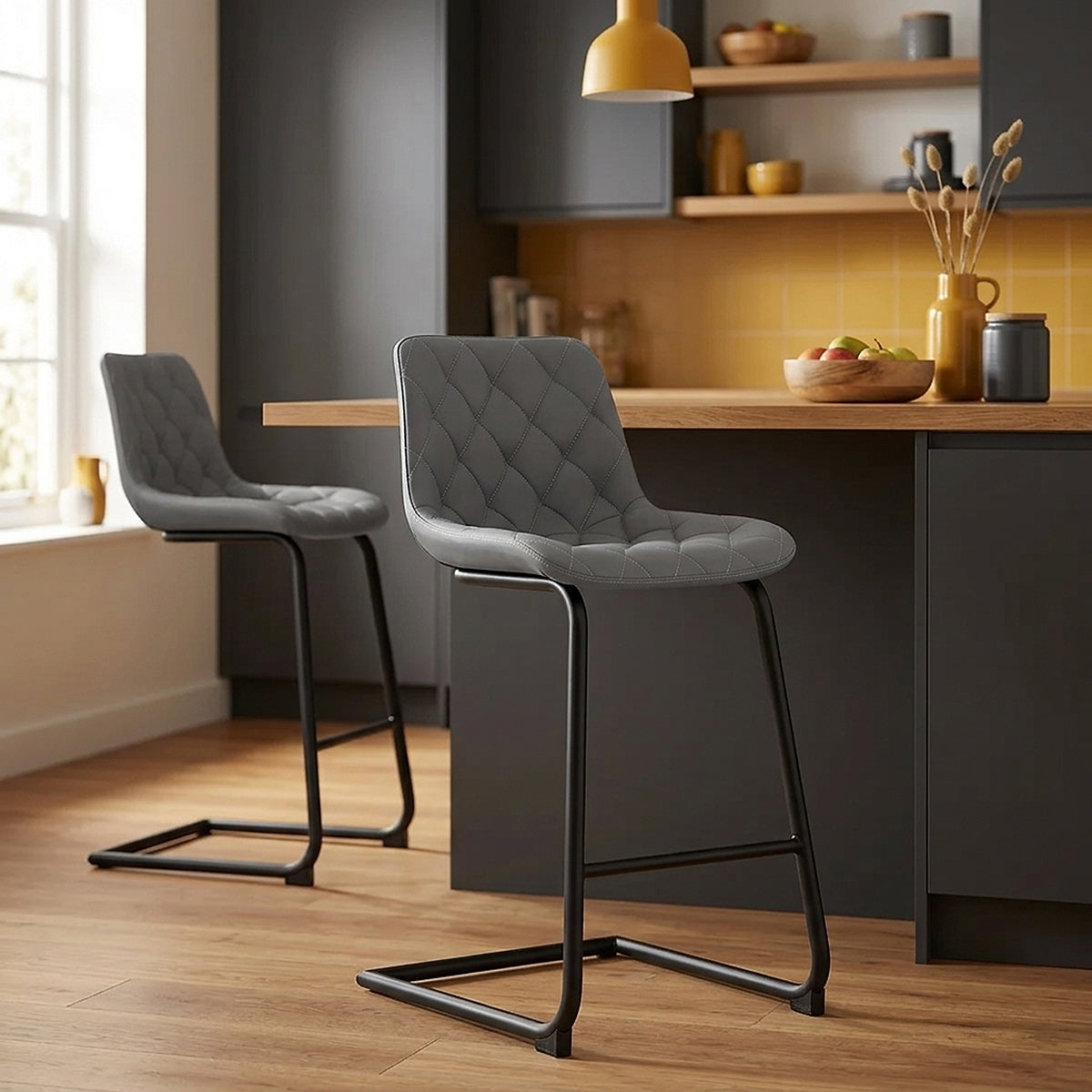 Soho Bar Stool Grey