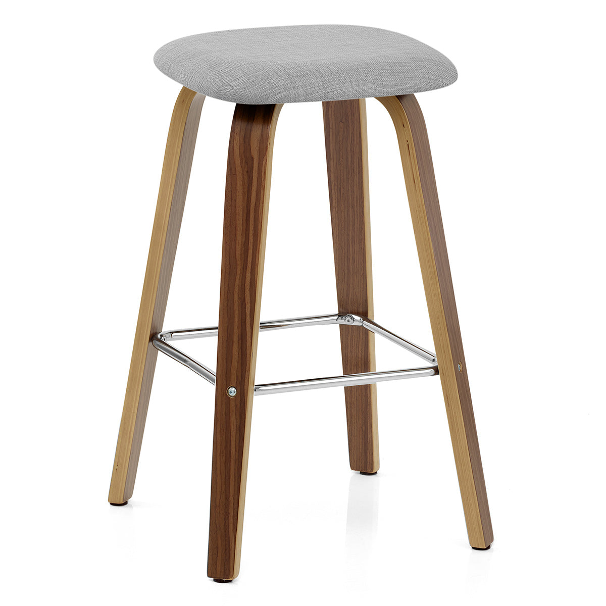 Stockholm Bar Stool Grey