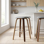 Stockholm Bar Stool Grey