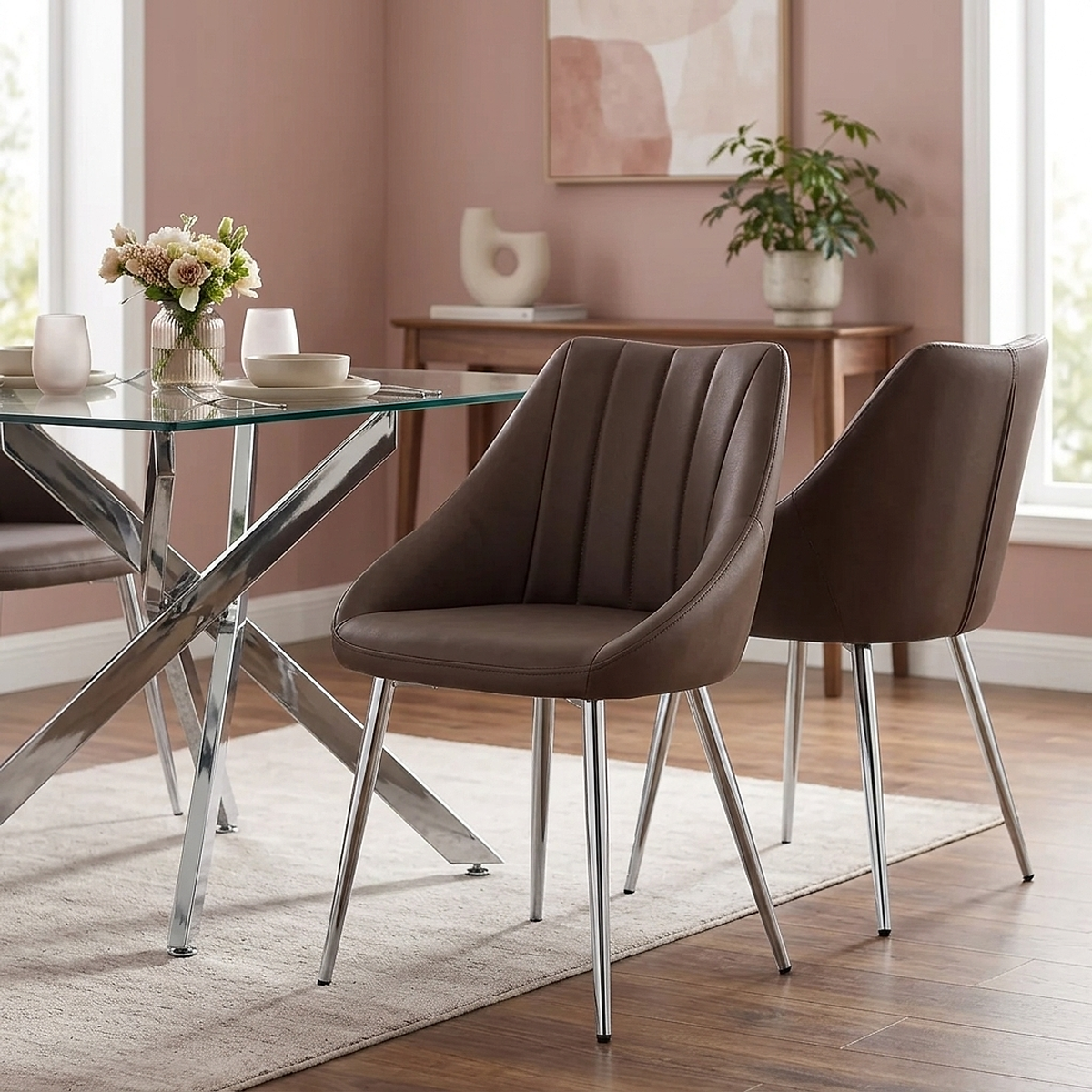 Tempo Dining Chair Brown