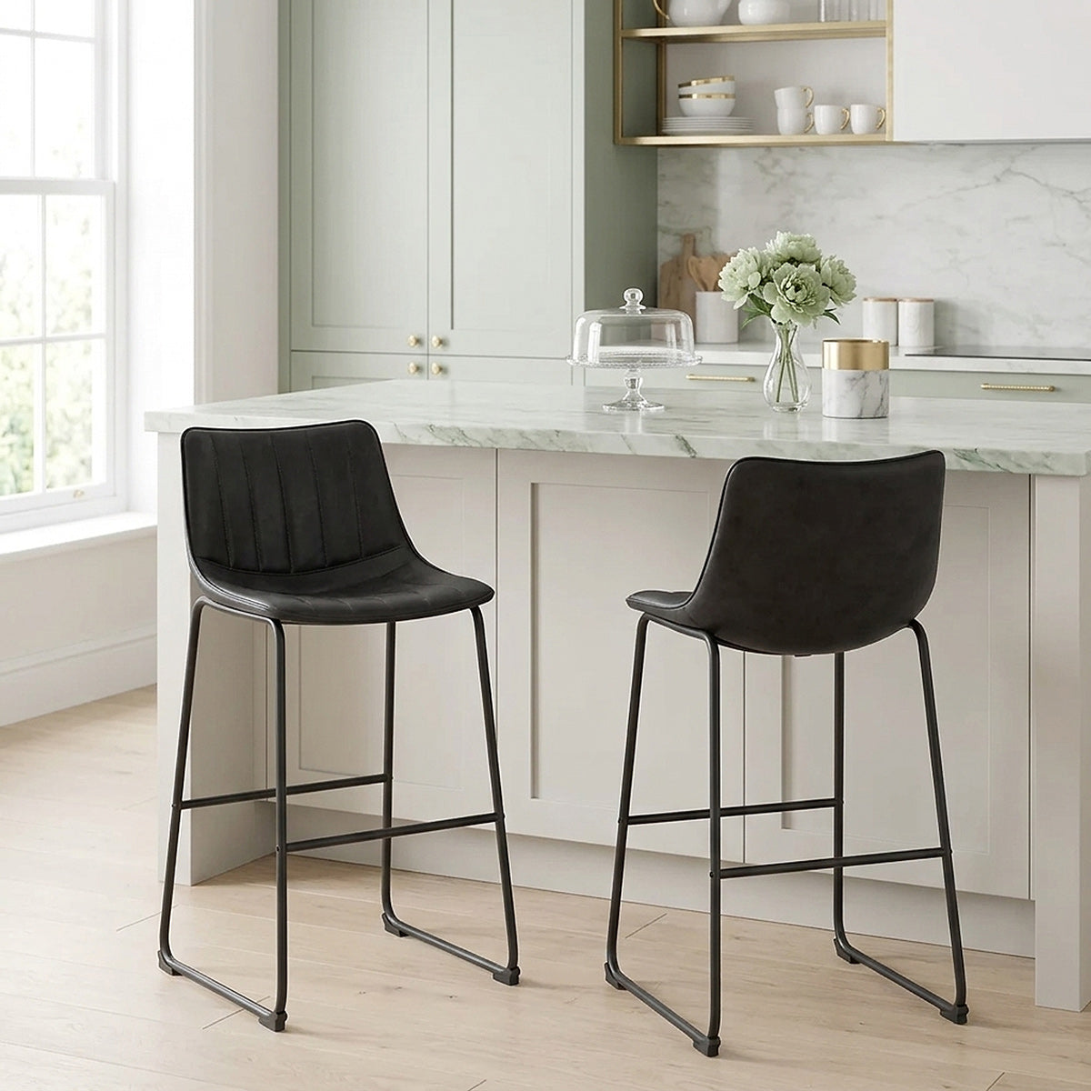 Tucker Stool Antique Black