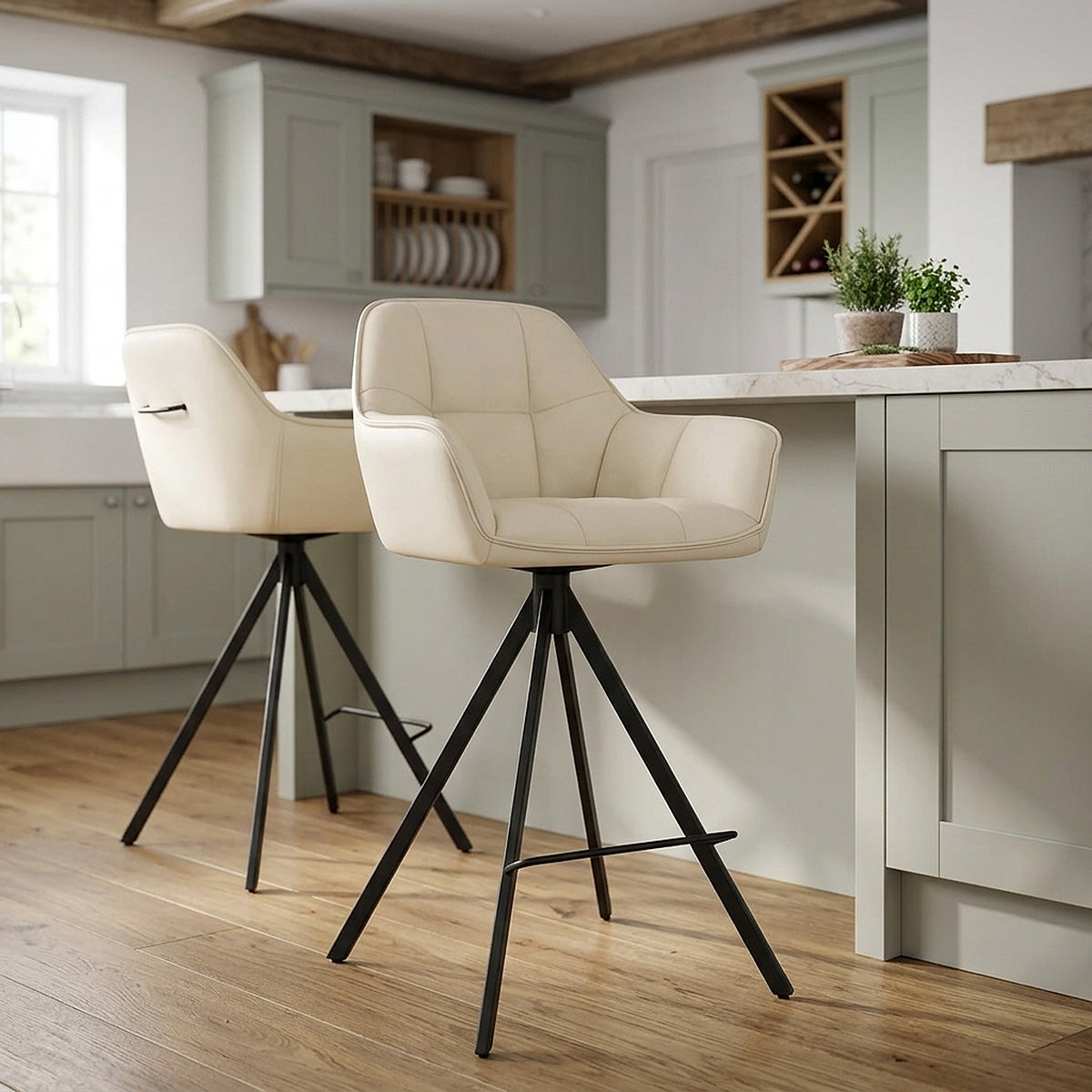 Venice Bar Stool Cream
