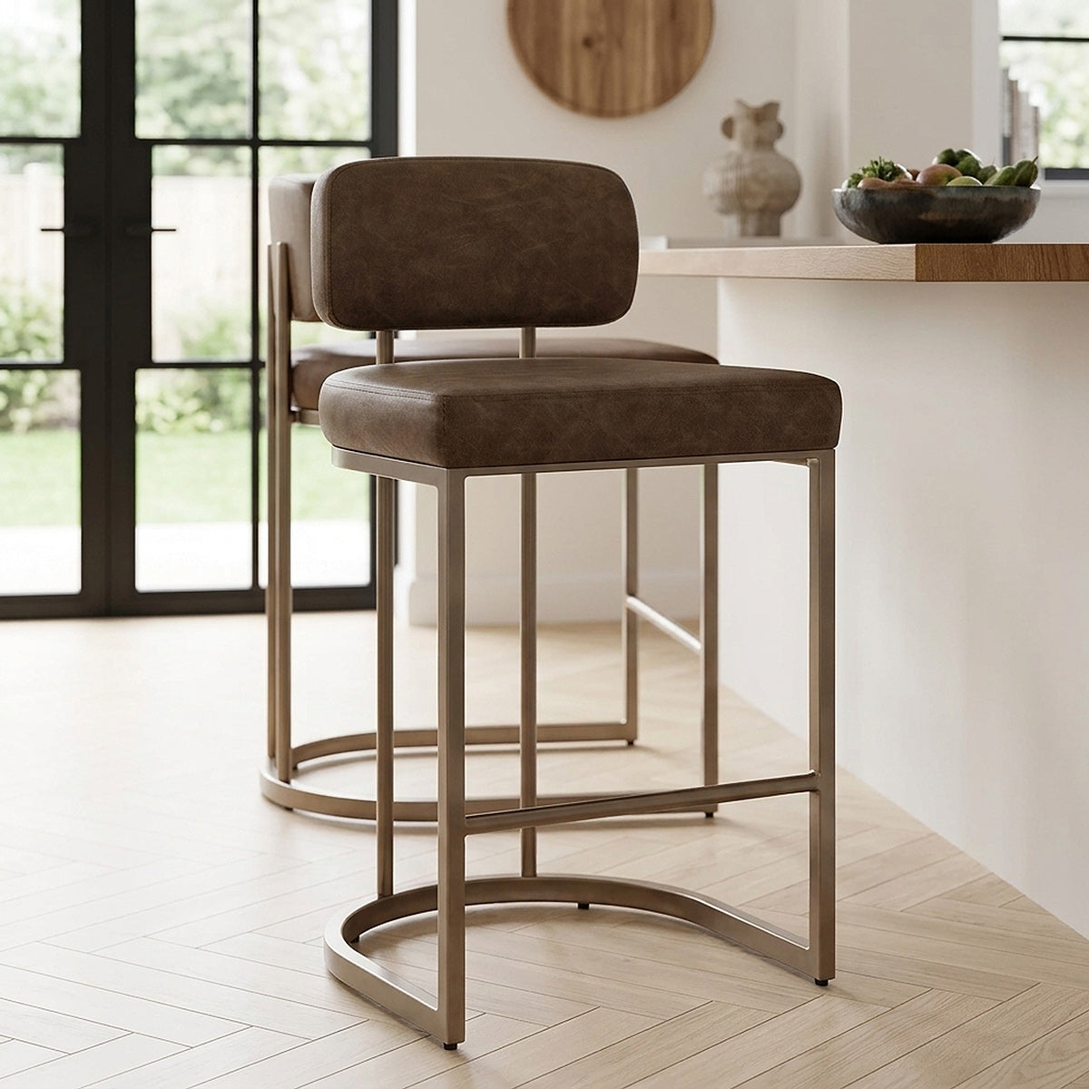 Verve Bar Stool Brown