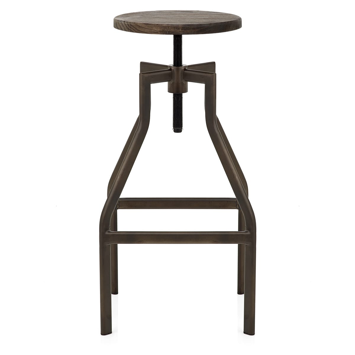 Vintage Revolution Stool Dark Wood