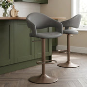 Washington Bar Stool Dark Grey