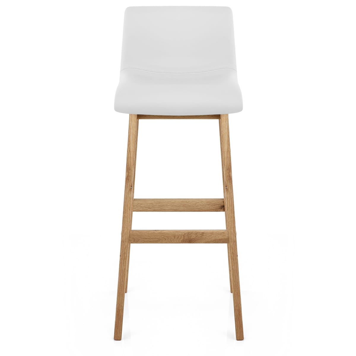 Wave Bar Stool White