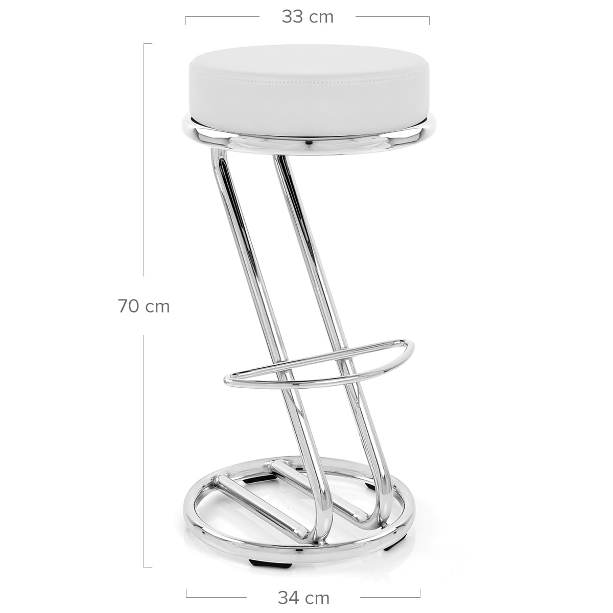 Zizi Kitchen Stool White