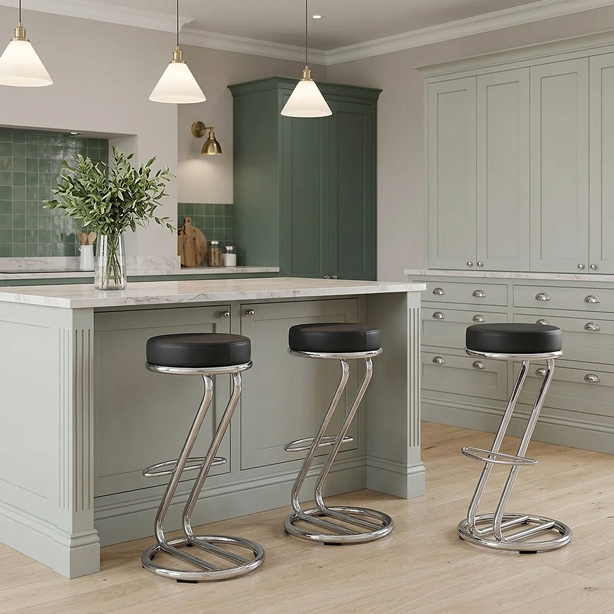 Zizi Kitchen Stool Black